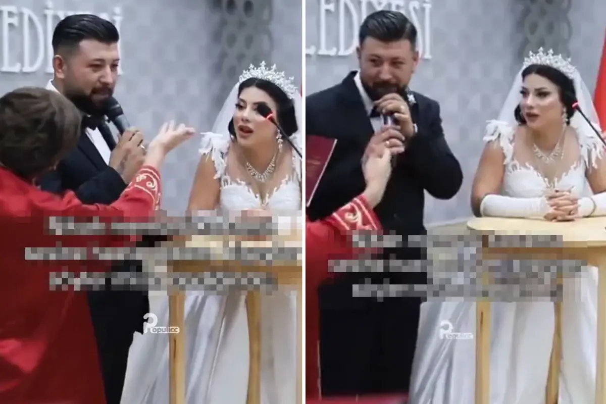 nikah memurunun damattan istegi sonrasi gelin sekilden sekile girdi AbXKzGMi