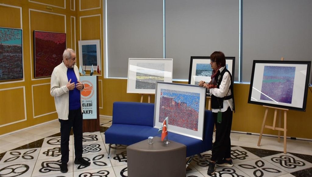 ressam devrim erbil sanatseverlerle bulustu GJqsK8Cr